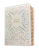 NLT Wide Margin Bible, LeatherLike, Grace & Bloom, Indexed