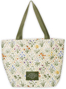 My Grace is Sufficient Floral Tapestry Canvas Tote Bag
