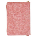 Trust Pink Floral Faux leather Classic Journal with Zipper Closure - Isaiah 40:31