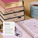 A Grateful Heart Pink Floral Magnetic Bookmark Set