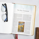 CSB Baker Illustrated Study Bible, Khaki LeatherTouch