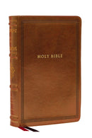 NKJV Large Print Reference Bible, Sovereign Collection, Brown