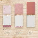Amazing Grace Pink Floral Tiered Spiral Notepad