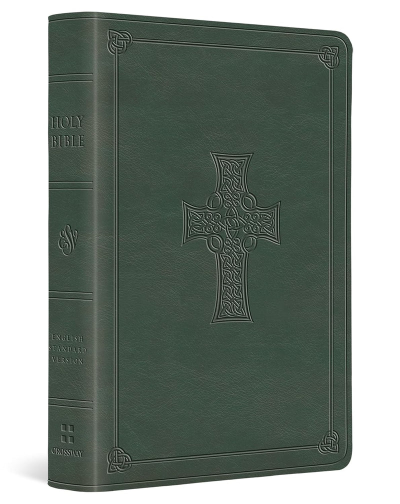 ESV Compact Large Print Bible, Green