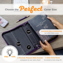 I Can Do All Things Purple Faux Leather Bible Cover, Large