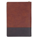 I Have Made You Brown Journal with Zipper Closure