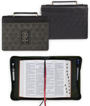 I Know the Plans Black Floral Cover, Large