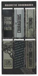 Stand Firm Neutral-tone Magnetic Bookmark Set - 1 Cor 16:13-14