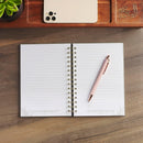 I Am With You Always Green Botanical Leaf Spiral Journal - Matthew 28:20