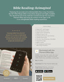 NLT Wide Margin Bible, LeatherLike, Grace & Bloom, Indexed