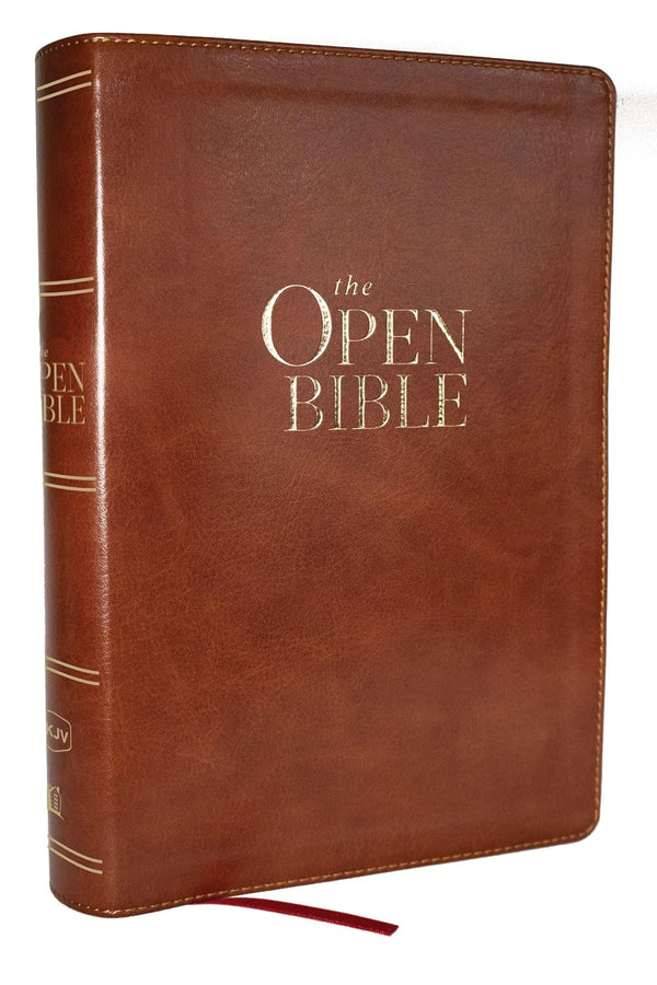 NKJV The Open Bible, Brown