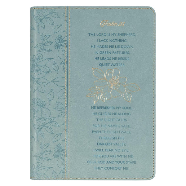 Psalm 23 Blue Faux Leather Classic Journal JL803