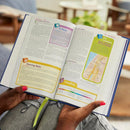 NKJV Kid's Study Bible, Blue leathersoft