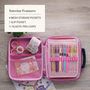 All Things Are Possible Navy Two-fold Organizer Bible Case - Matthew 19:26