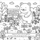 Cute Animals Christian Coloring Book