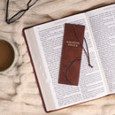 Amazing Grace Honey-brown Faux Leather Bookmark - Isaiah 53:3