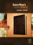 NLT Every Mans Bible LG Print Deluxe