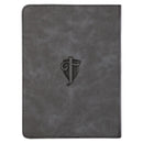 Trust in the Lord Gray Faux Leather Handy-sized Journal - Proverbs 3:5