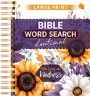 100 Days of Kindness Large Print Word Search Devotional