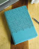 NIV Super-Giant Print Reference Bible, Teal, Indexed
