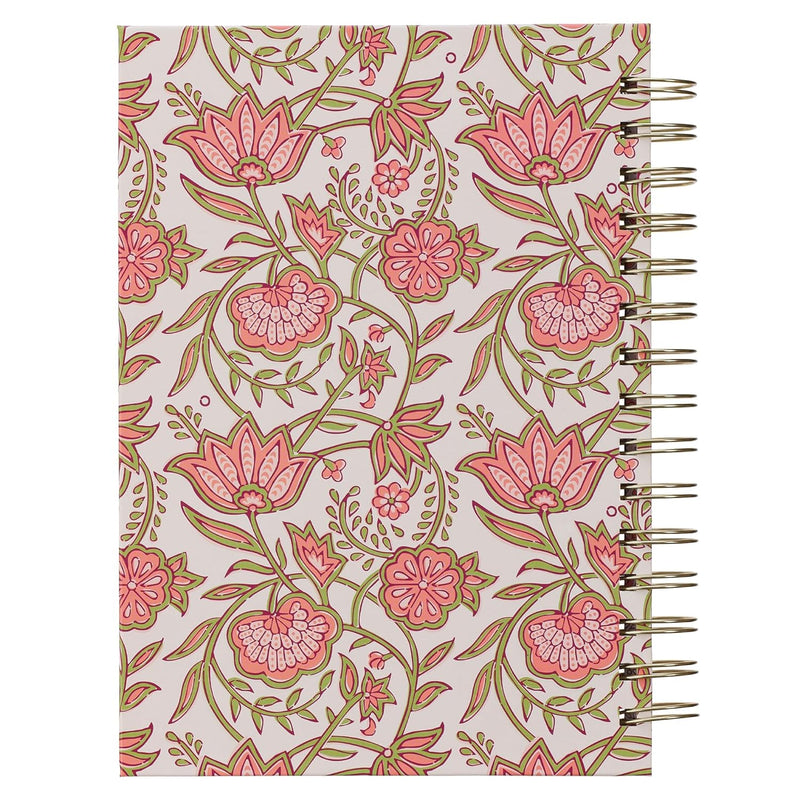 Be Still and Know Pink Spring Wirebound Journal JLW191