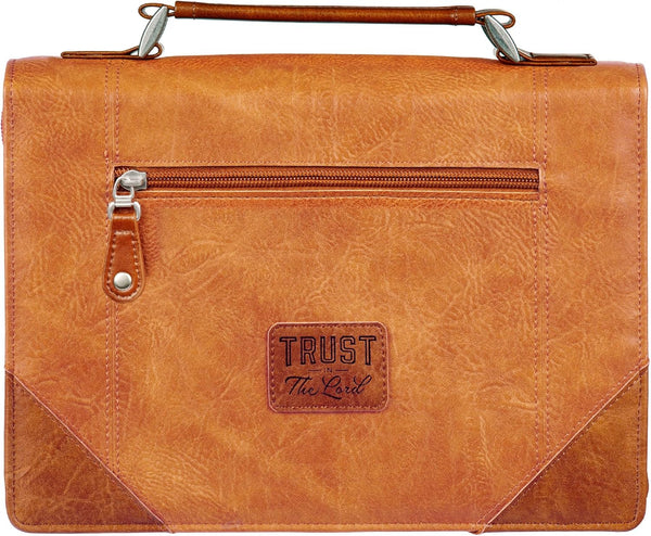 Trust in the Lord Bible Cover, Two-tone, Large