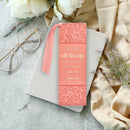All Things Coral Faux Leather Bookmark - Romans 8:28
