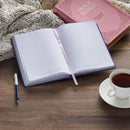 Noble Things Purple Faux Leather Classic Journal with Pen Holder - Proverbs 31:29