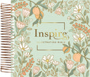 NLT Inspire Illustrating Bible, Spiral Bound, Floral