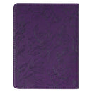 New Mercies Purple Floral Faux Leather Handy-sized Journal
