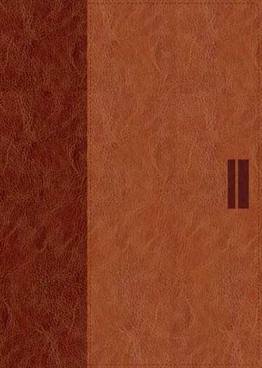 NLT Parallel Study Bible, Brown/Tan, Indexed