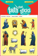 Jesus Is Born Stickers