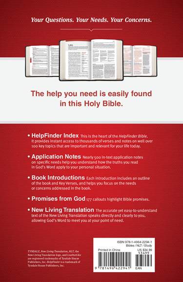 NLT HelpFinder Bible