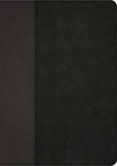 NLT Life Application Study Bible Large Print, Black, Indexed