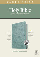 NLT Large Print Thinline Reference Bible, Filament Enabled, Indexed