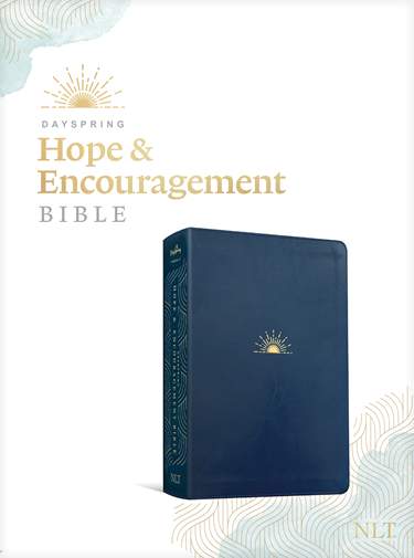 NLT Dayspring Hope & Encouragement Bible, Navy
