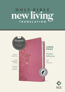 NLT Large Print Thinline Reference Bible, Peony Pink, Indexed