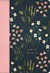 NLT Large Print Thinline Reference Zipper Bible, Blue Flower, Indexed