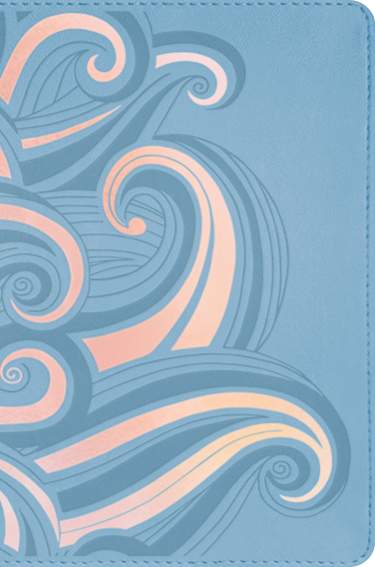 NLT Hands On Bible, Periwinkle Pink Waves