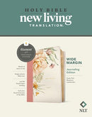 NLT Wide Margin Bible, Filament-Enabled Edition, Dusty Pink Blossoms