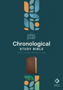 The One Year Chronological Study Bible, Leatherlike Rustic Brown