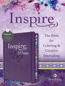 NLT Inspire Praise Bible, Purple