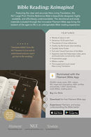 NLT Large Print Thinline Reference Bible, Filament Enabled, Blue Blossoms, Indexed