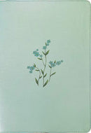 NLT Large Print Thinline Reference Bible, Filament Enabled, Blue Blossoms, Indexed