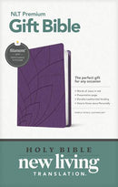 NLT Premium Gift Bible, Filament Enabled, Purple Petals