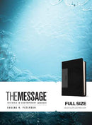 The Message Full Size Bible Black/Slate