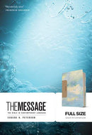 The Message Full Size Bible Sky Blue