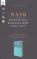 NASB Large Print Personal Size Reference Bible, Indexed, Teal
