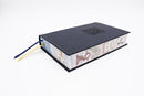 NIV, Heritage Bible, Page Edge Art Edition, Leathersoft over Board, Navy, Red Letter, Comfort Print