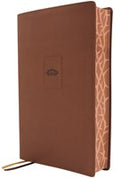 NIV, Heritage Bible, Page Edge Art Edition, Leathersoft over Board, Brown, Red Letter, Comfort Print